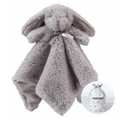 CREVENT Plush Baby Security Blanket – Grey Bunny Lovey