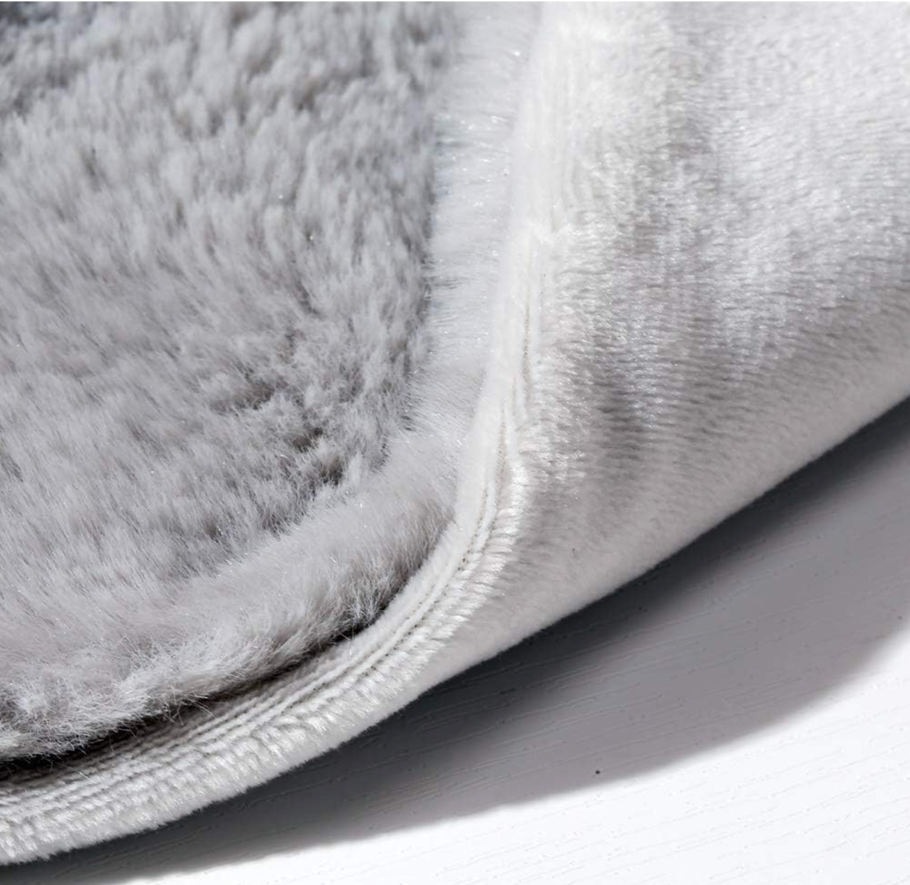 CREVENT Plush Baby Security Blanket – Grey Bunny Lovey