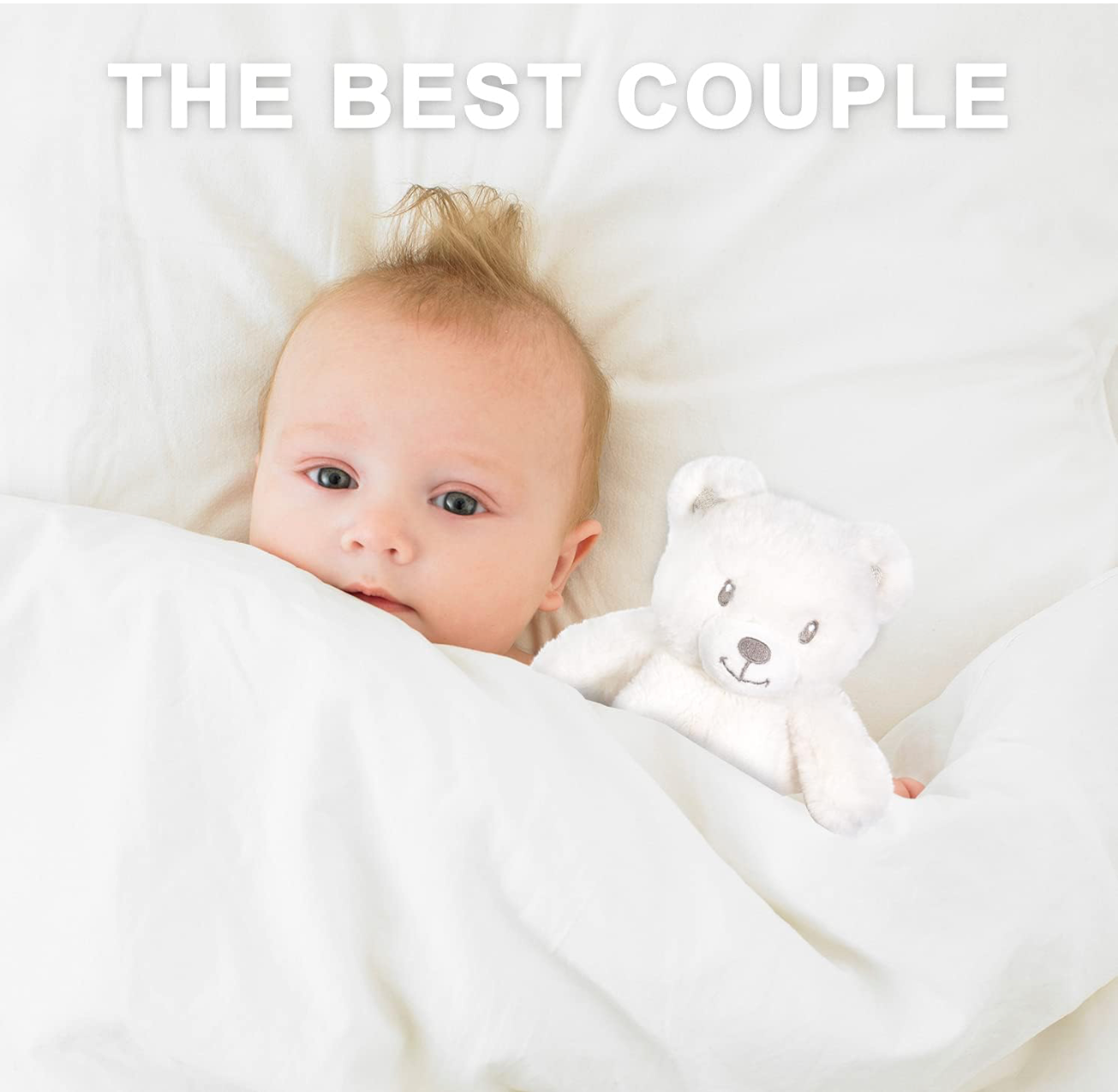 BEILIMU Baby Bear Lovey – Soft Security Blanket for Newborns